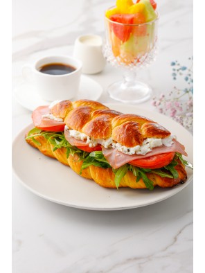 Honey Roasted Ham Brioche