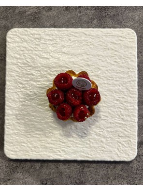 Raspberry Pudding Tart
