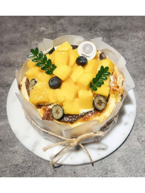 Blueberry Basque Cheesecake 