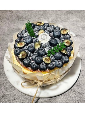 Blueberry Basque Cheesecake 
